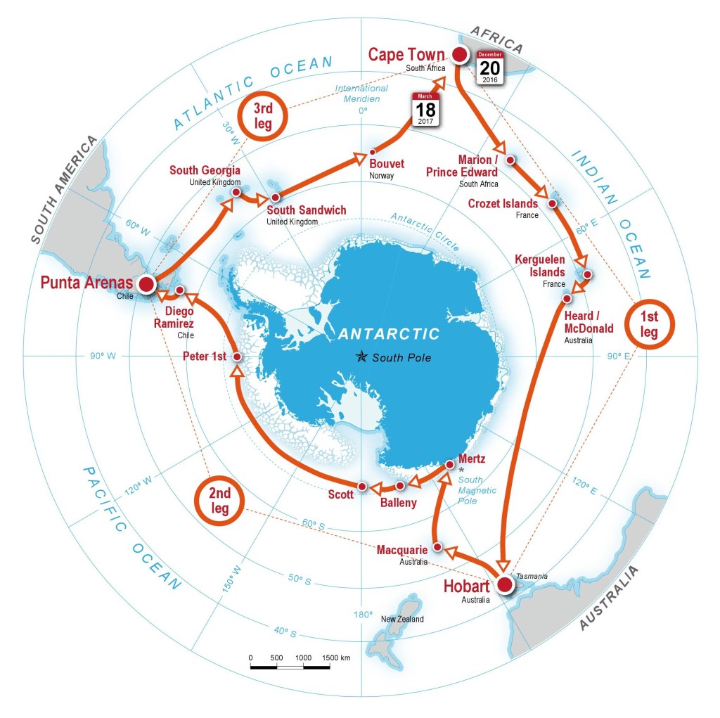 Tres meses alrededor de la Antártida